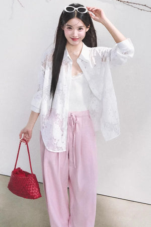 French Love Lace Shirt
