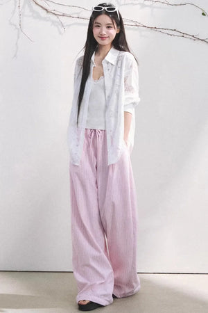 French Love Lace Shirt
