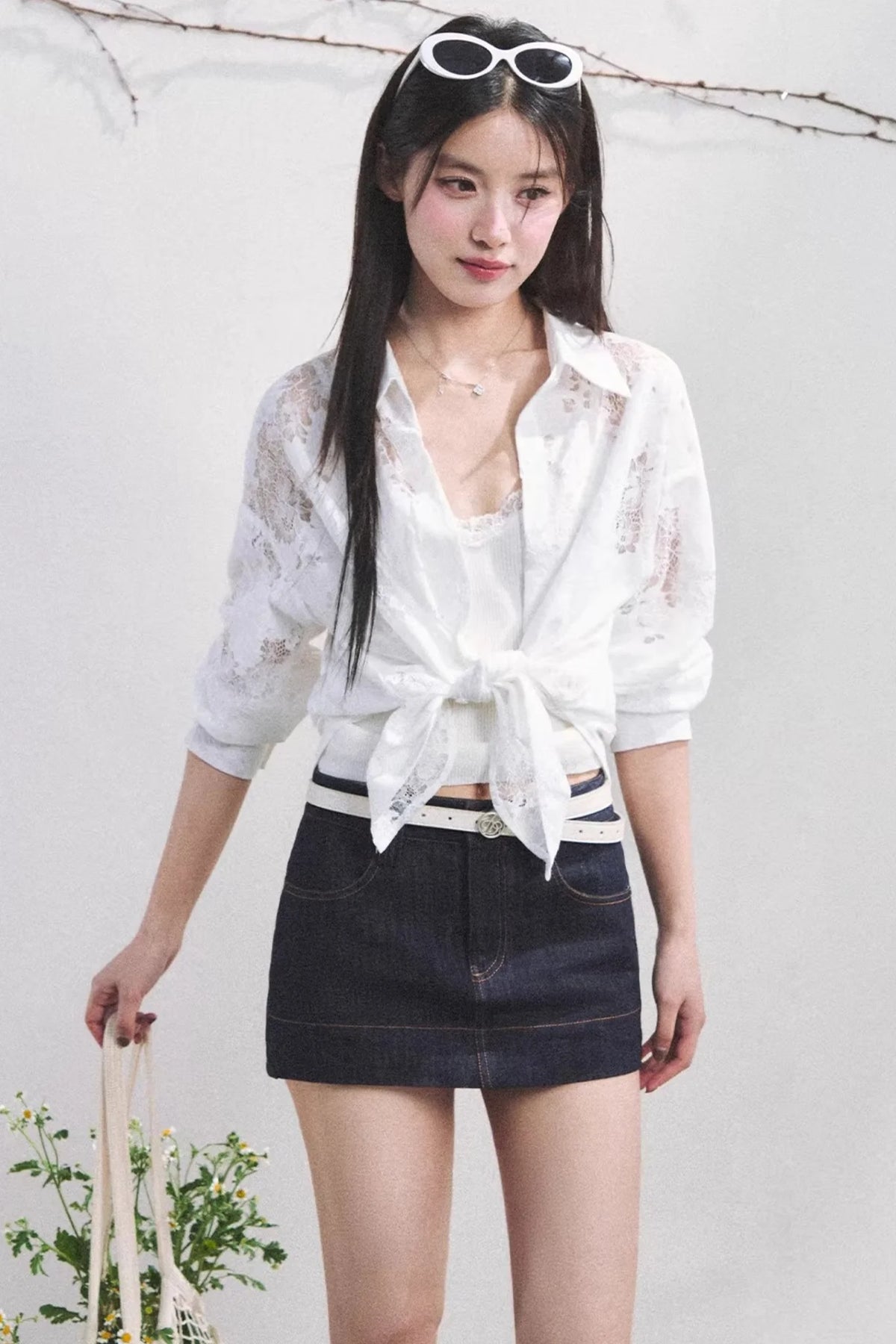 French Love Lace Shirt