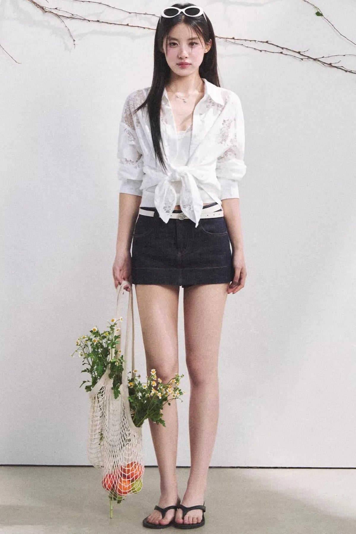 French Love Lace Shirt