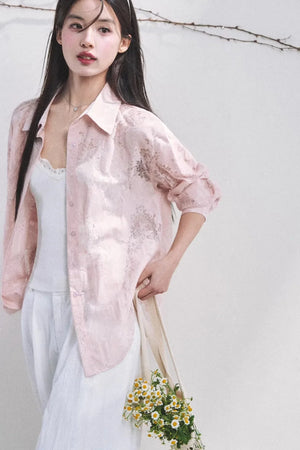 French Love Lace Shirt