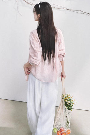 French Love Lace Shirt