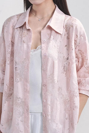 French Love Lace Shirt