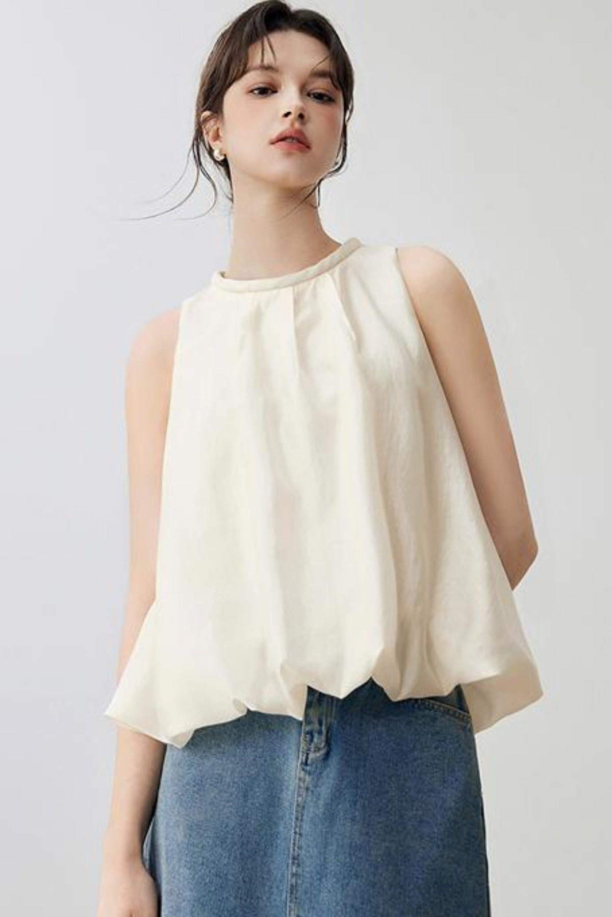 French Off Shoulder Blouse Top