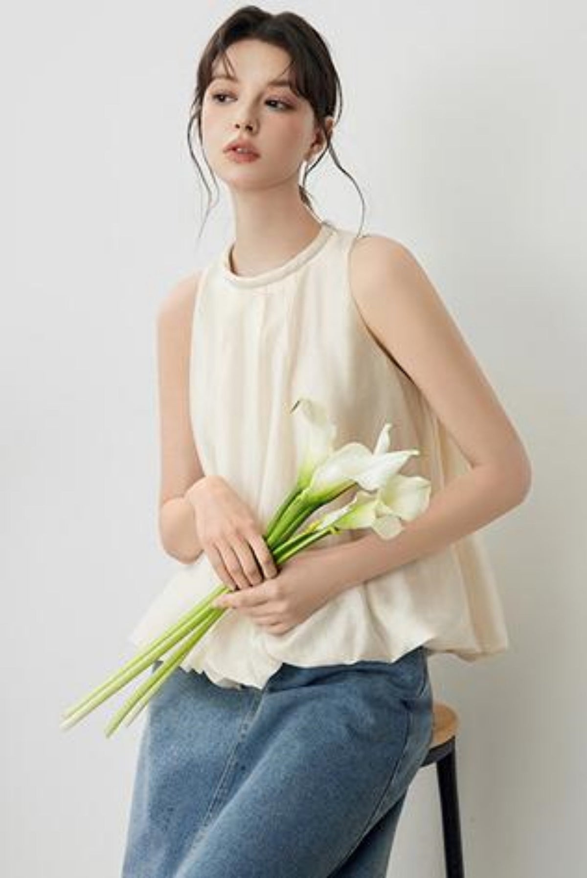 French Off Shoulder Blouse Top