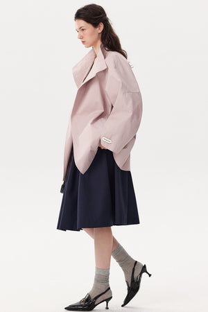 French Pink Trench Coat