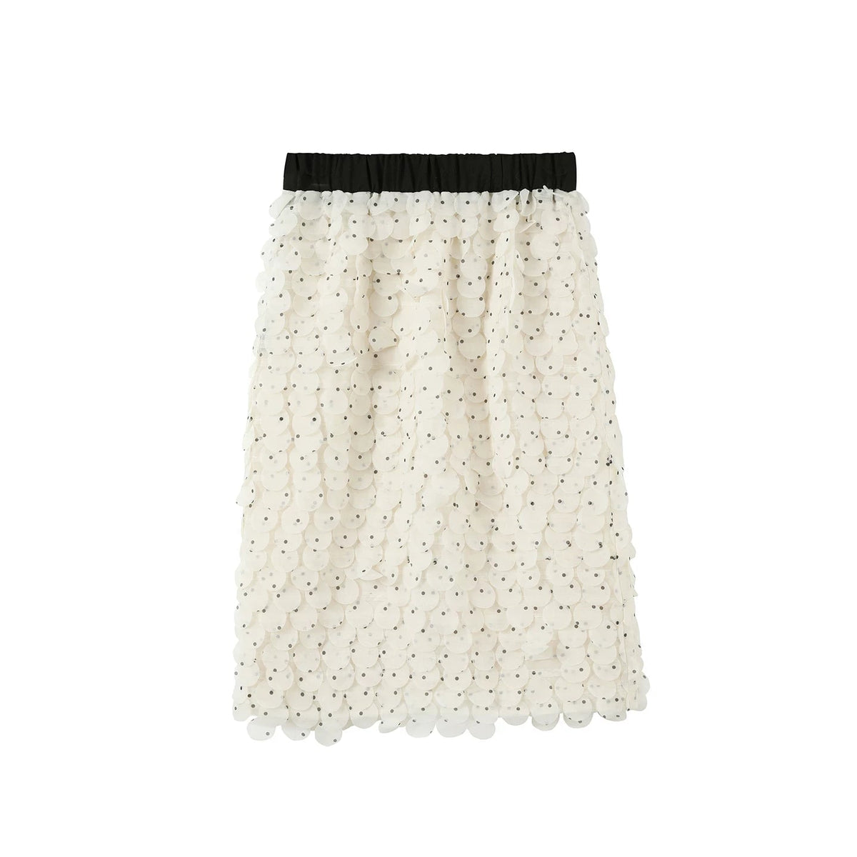 French Polka Dot Chiffon Skirt Set-Up