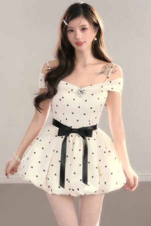 French Polka Dot Dress