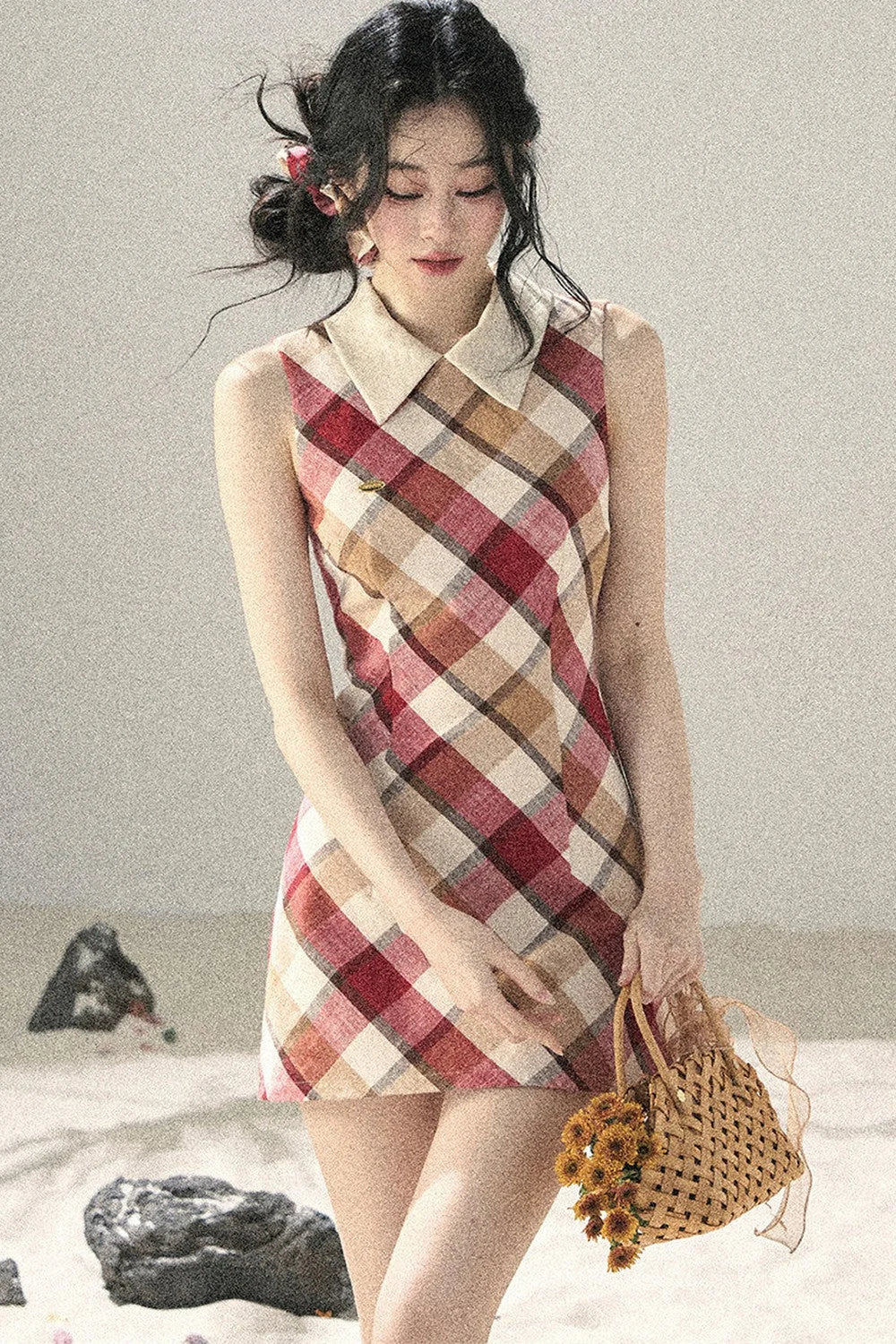 French Quilted Polo Bodycon Dress