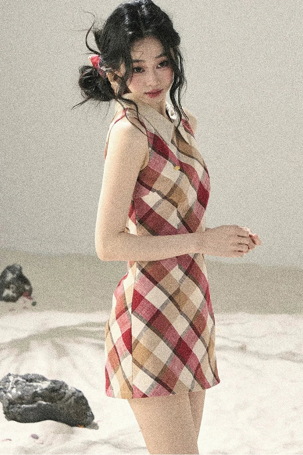 French Quilted Polo Bodycon Dress