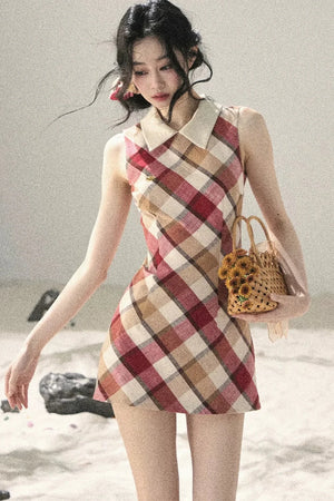French Quilted Polo Bodycon Dress