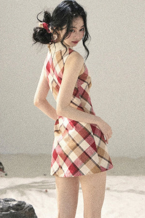 French Quilted Polo Bodycon Dress