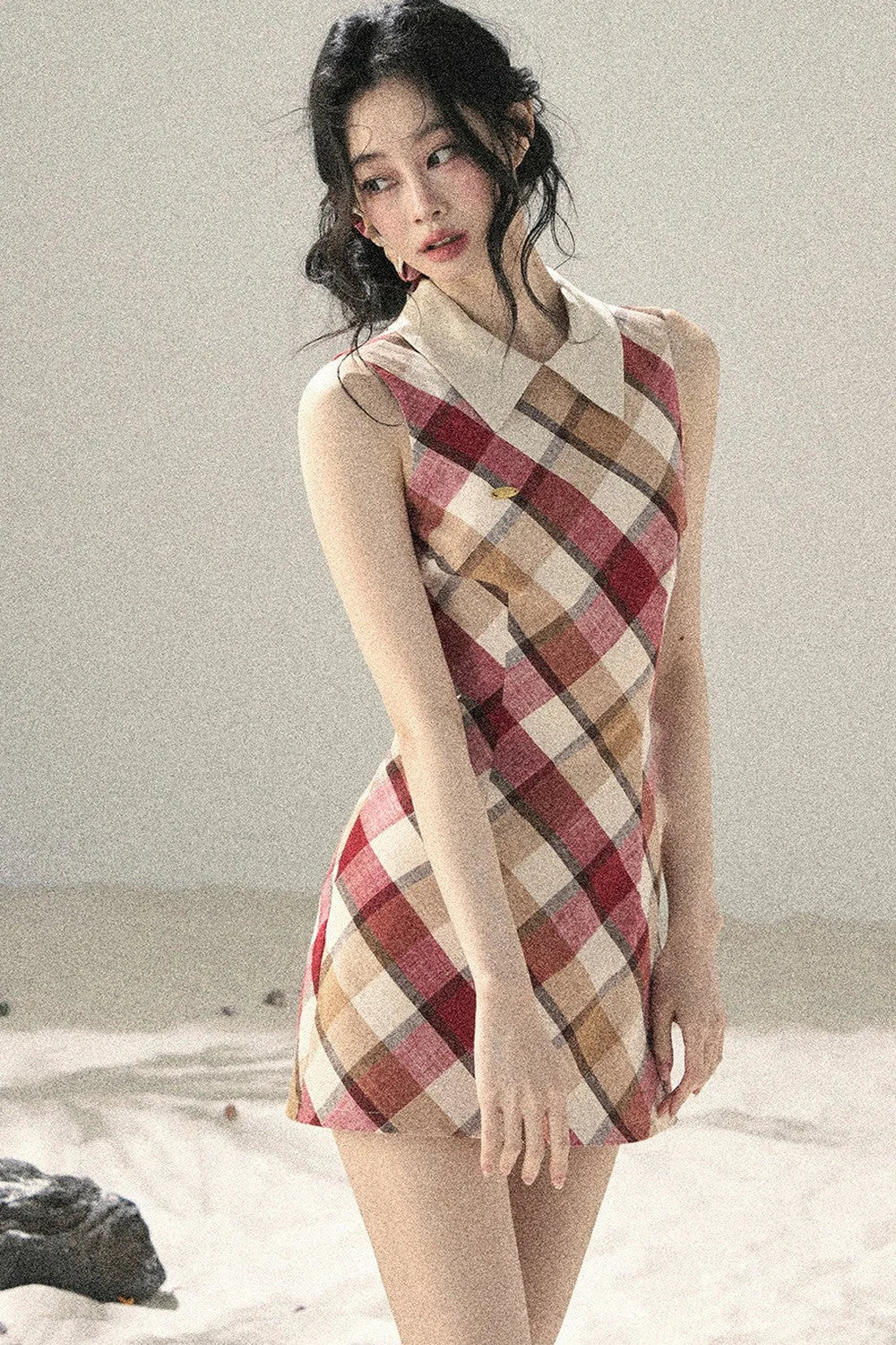 French Quilted Polo Bodycon Dress