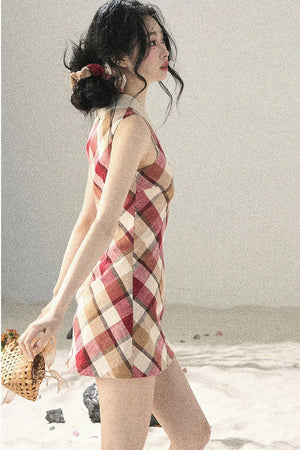 French Quilted Polo Bodycon Dress