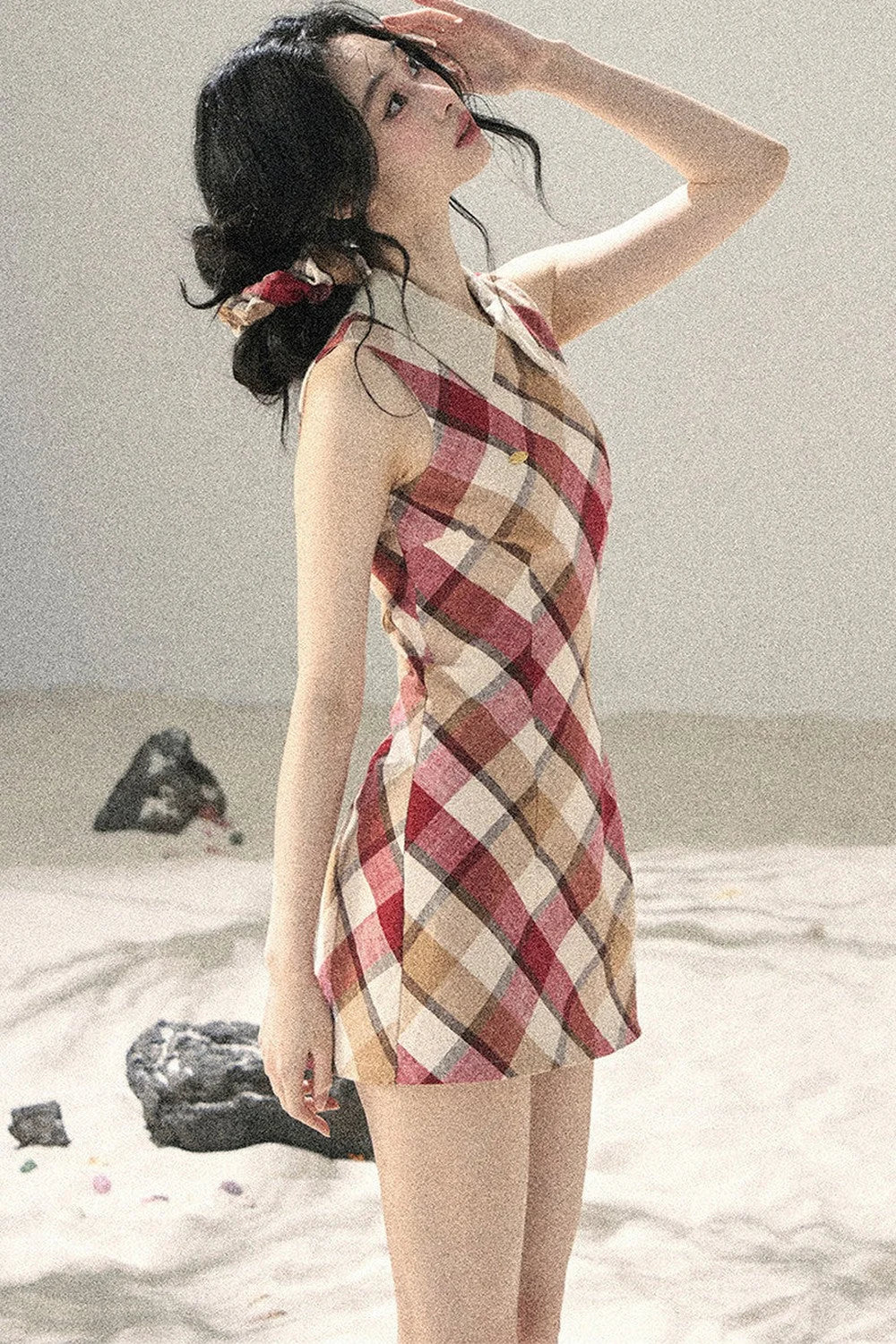 French Quilted Polo Bodycon Dress
