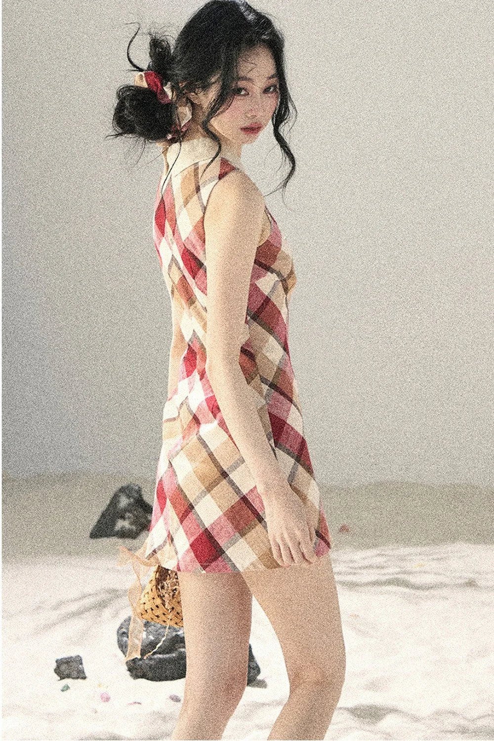 French Quilted Polo Bodycon Dress