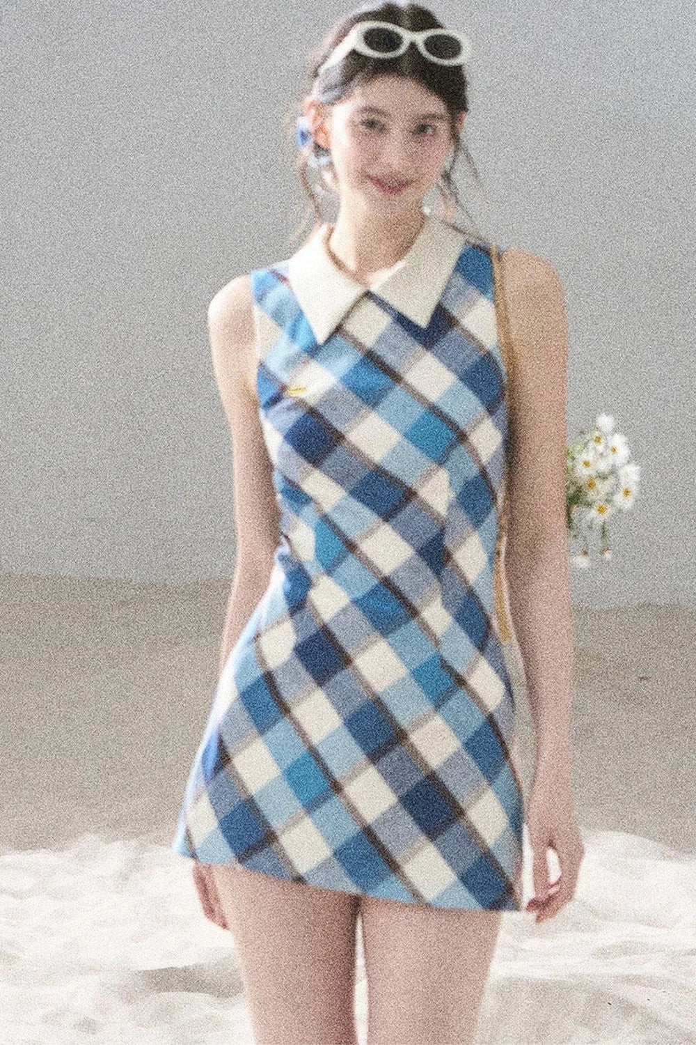 French Quilted Polo Bodycon Dress