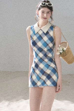 French Quilted Polo Bodycon Dress
