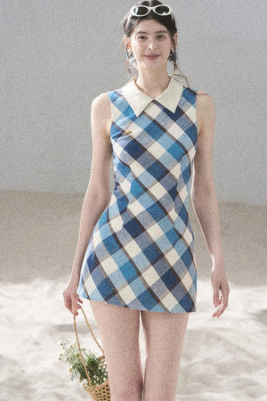 French Quilted Polo Bodycon Dress
