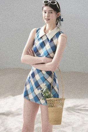 French Quilted Polo Bodycon Dress