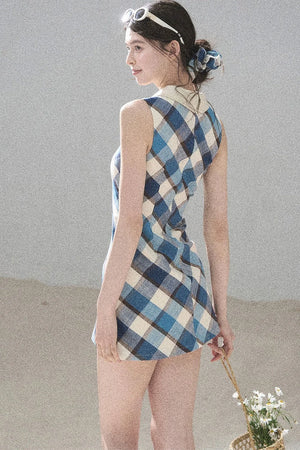 French Quilted Polo Bodycon Dress