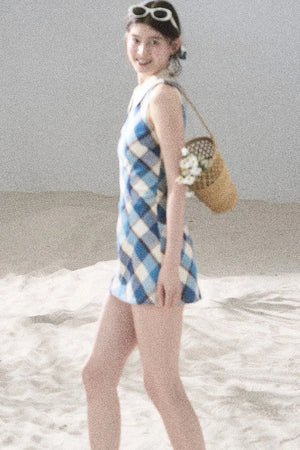 French Quilted Polo Bodycon Dress