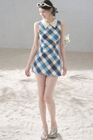 French Quilted Polo Bodycon Dress