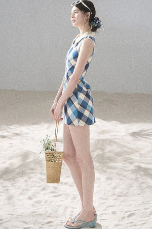 French Quilted Polo Bodycon Dress