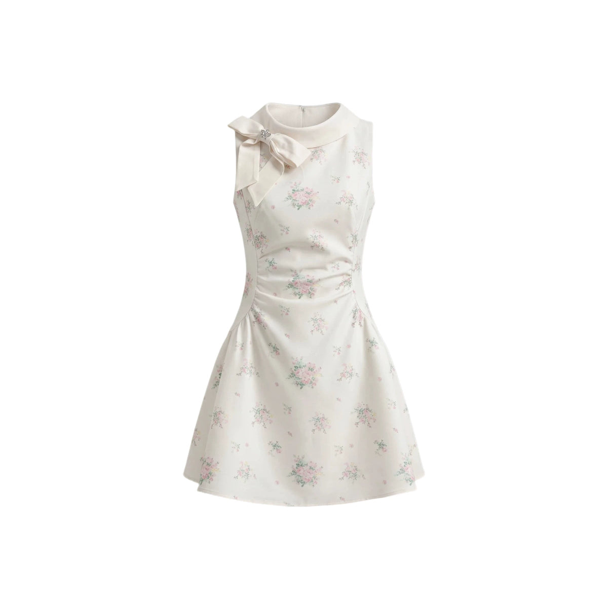 French Retro Bow Dress