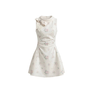 French Retro Bow Dress
