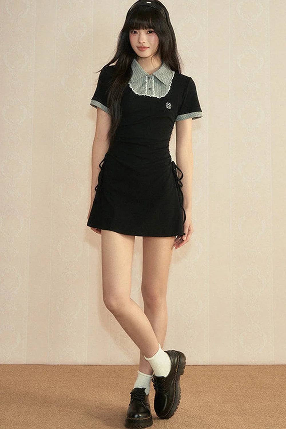 French Retro Knitted Dress