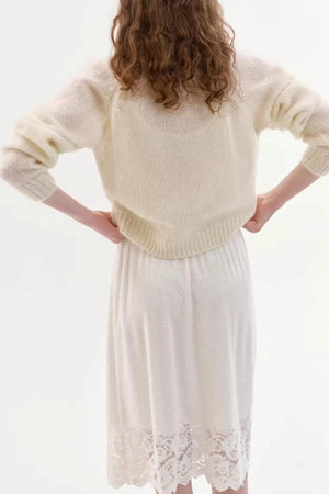 French Retro Lace Skirt