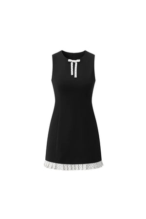 French Retro Polka Dot Dress