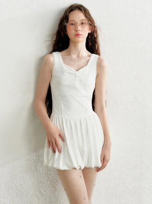 French Retro Slim Waist Dress
