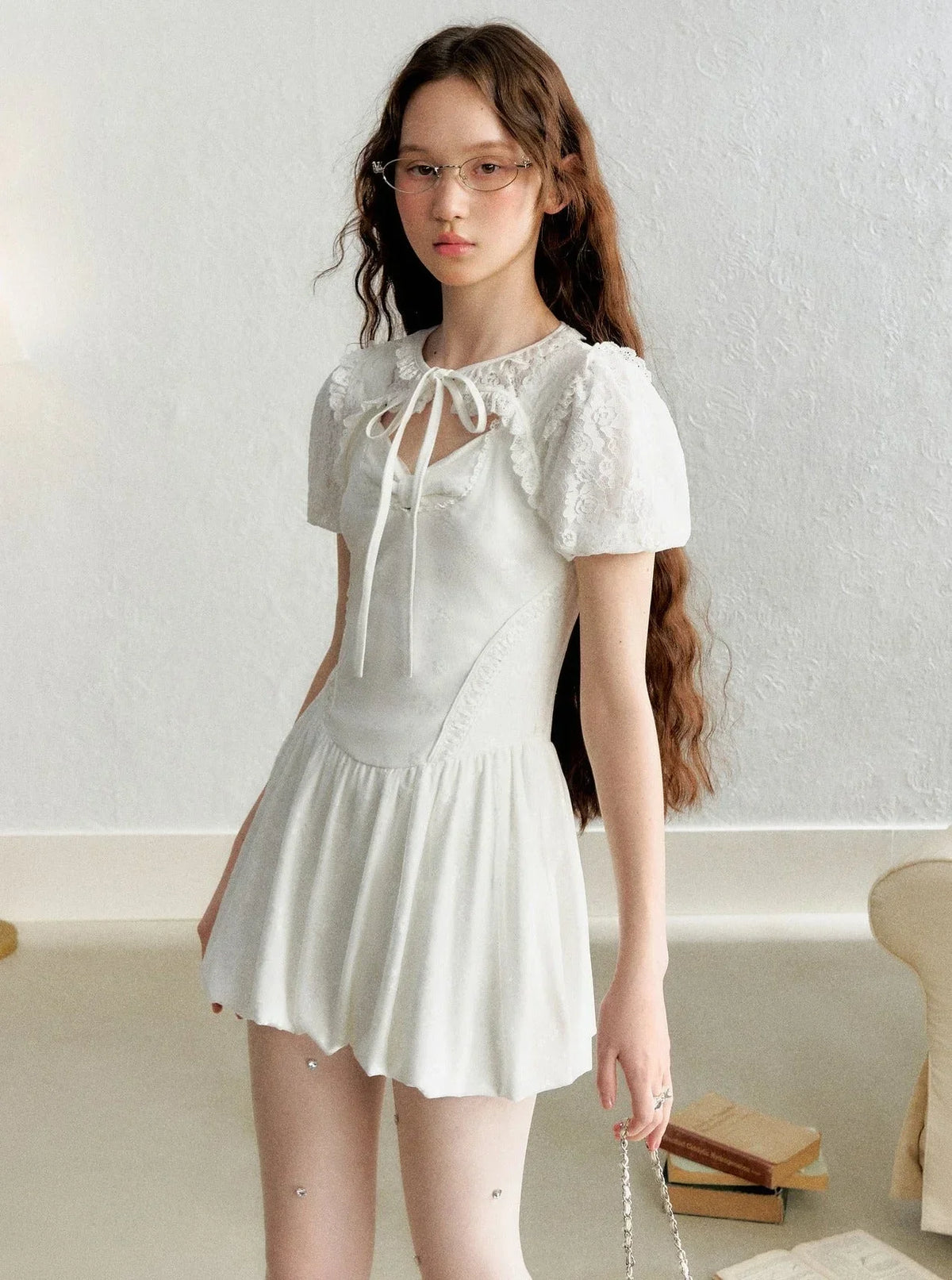 French Retro Slim Waist Dress