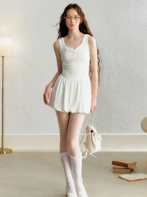 French Retro Slim Waist Dress