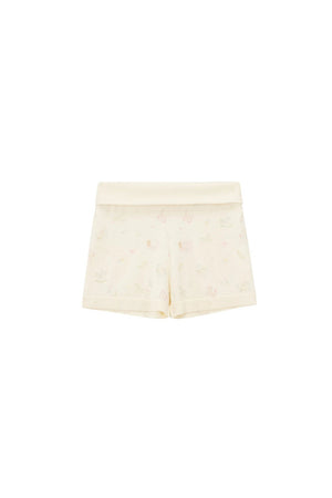 French Retro Wool Shorts