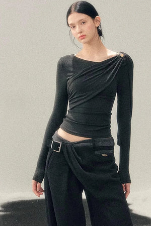 French Ribbon Design Blouse