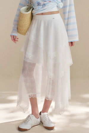 French Romantic Lace Skirt