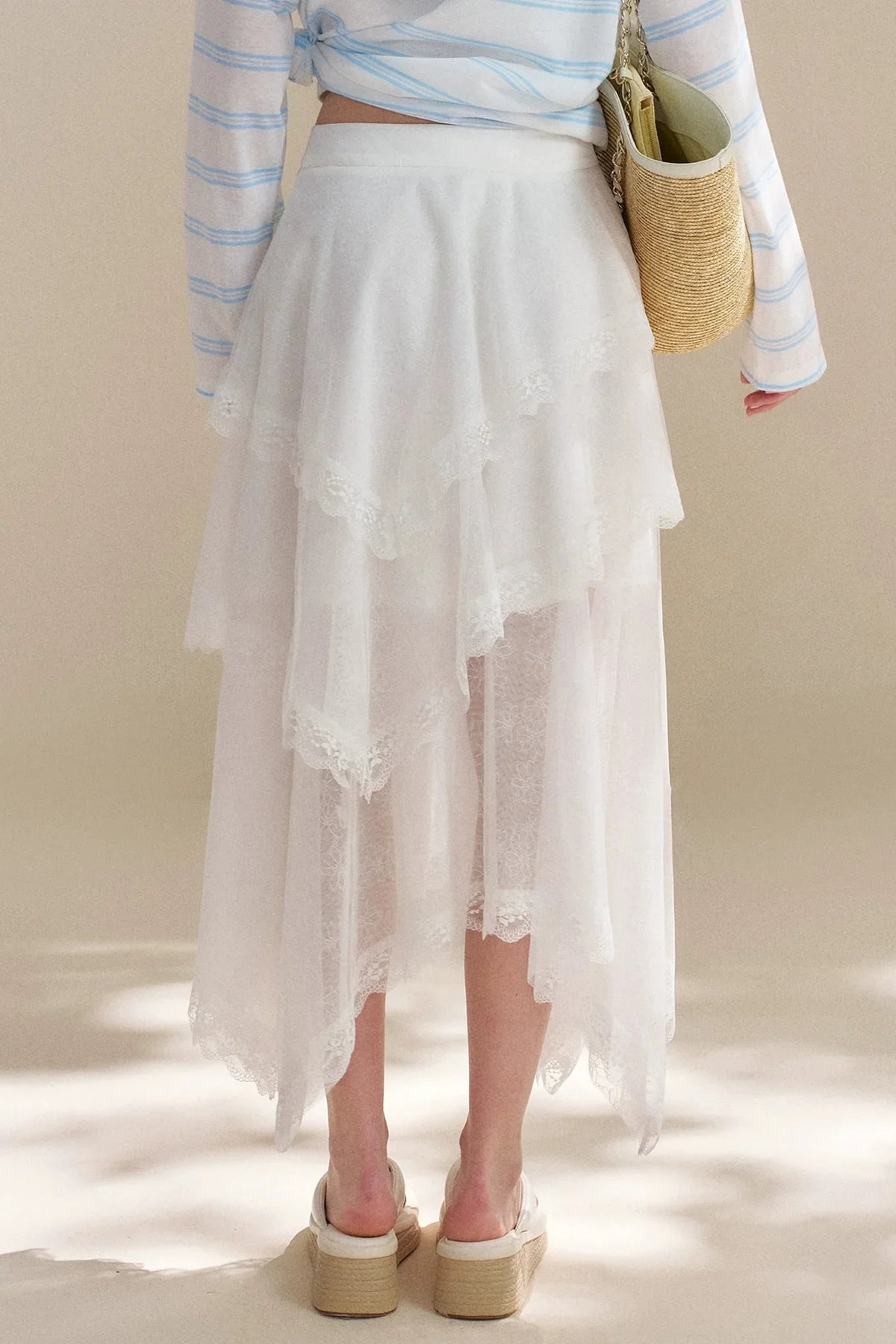 French Romantic Lace Skirt