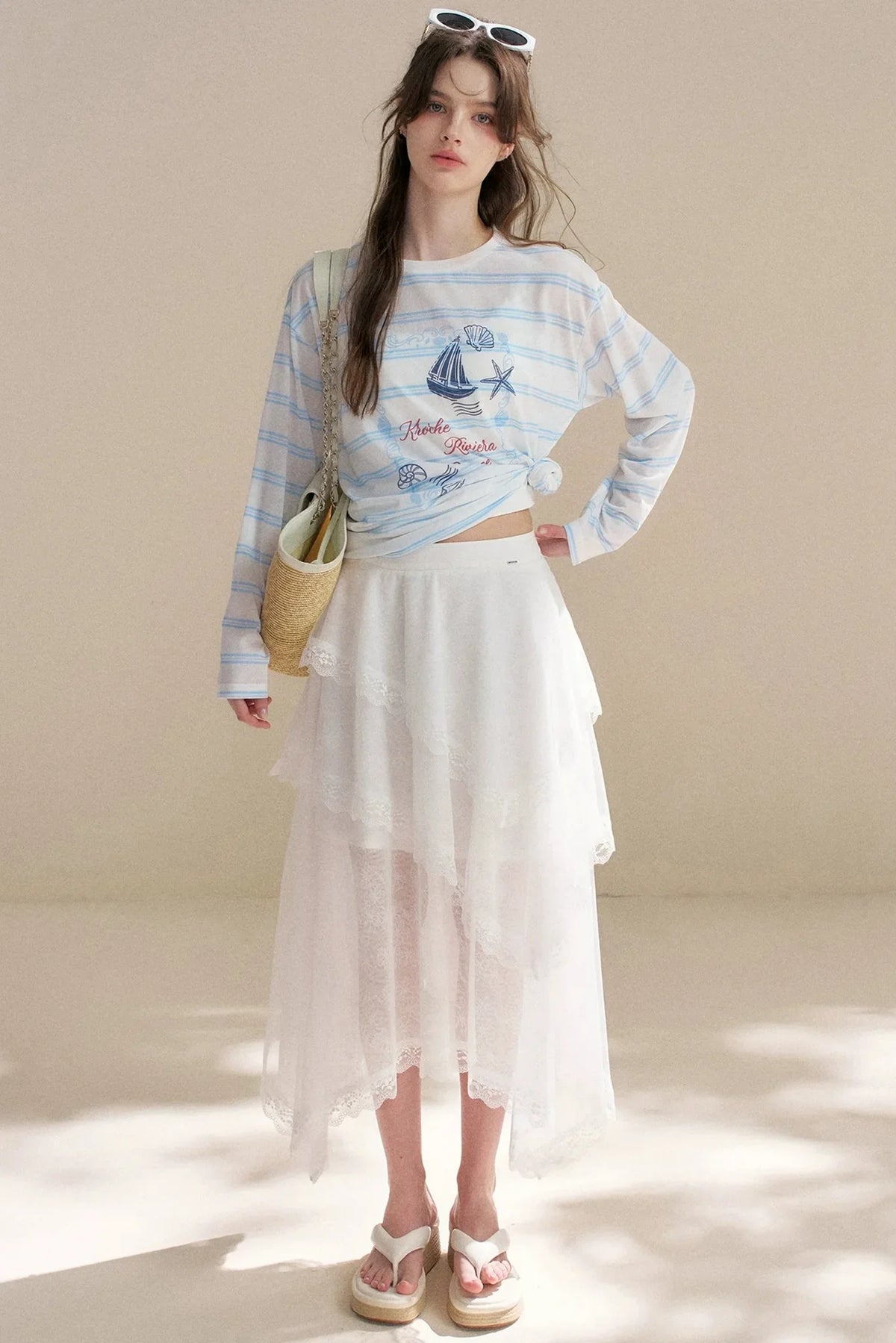 French Romantic Lace Skirt