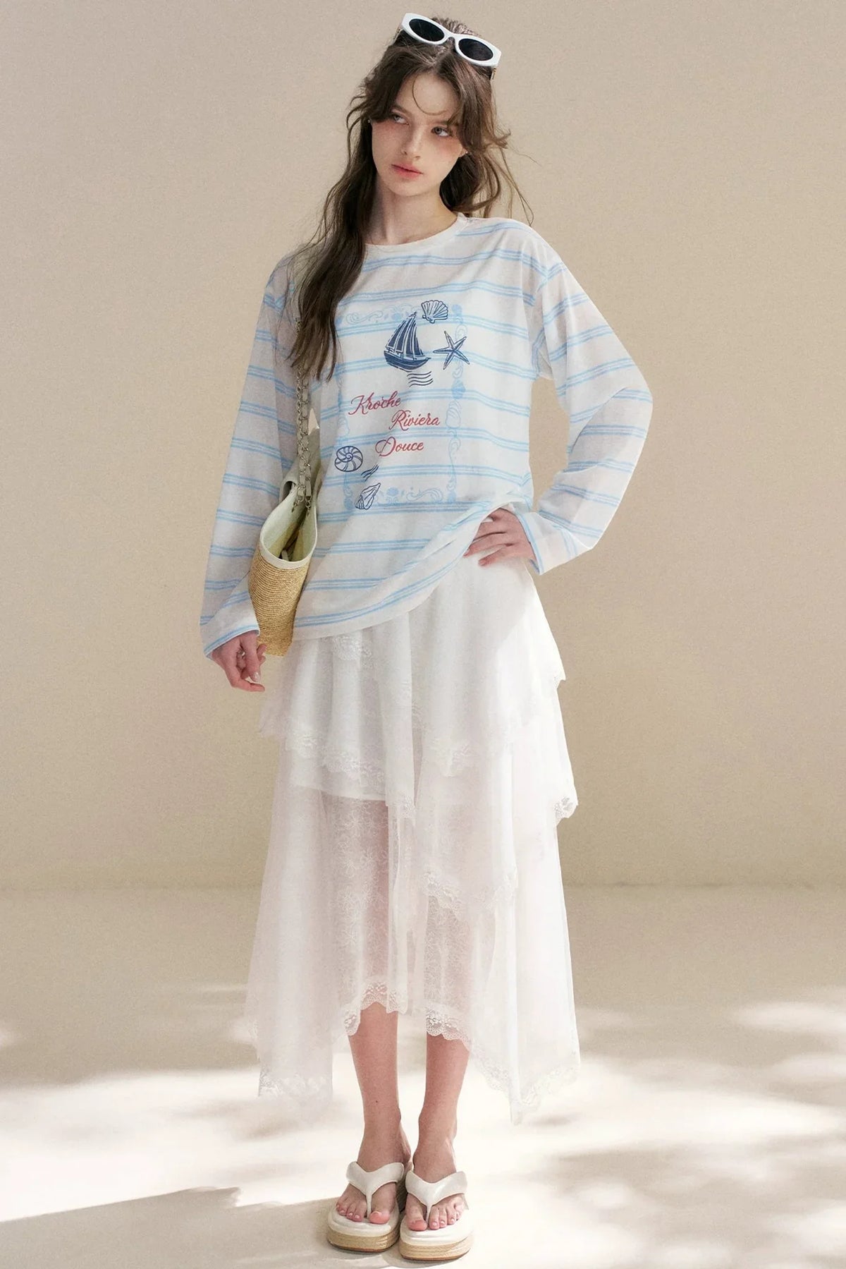 French Romantic Lace Skirt