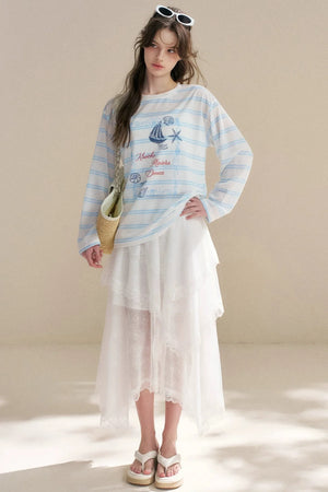 French Romantic Lace Skirt