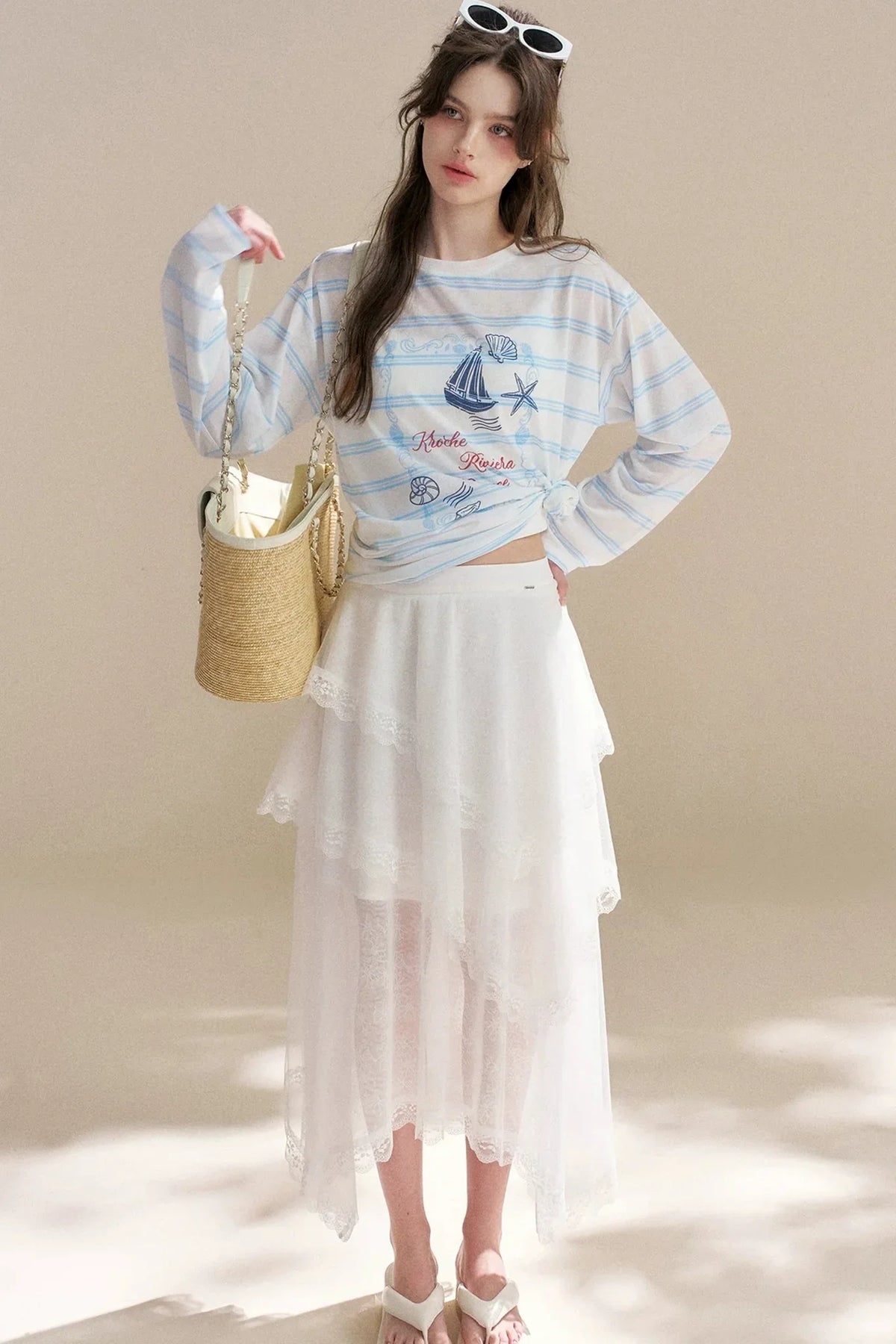 French Romantic Lace Skirt