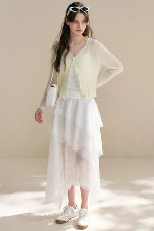 French Romantic Lace Skirt