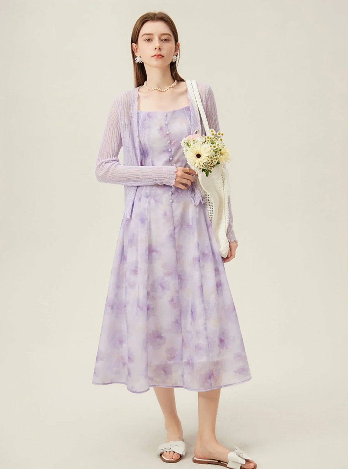 French Seaside Resort Dress