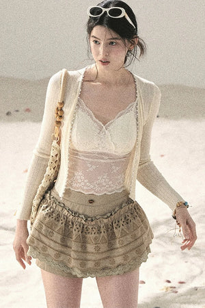 French Sheer Lace Camisole
