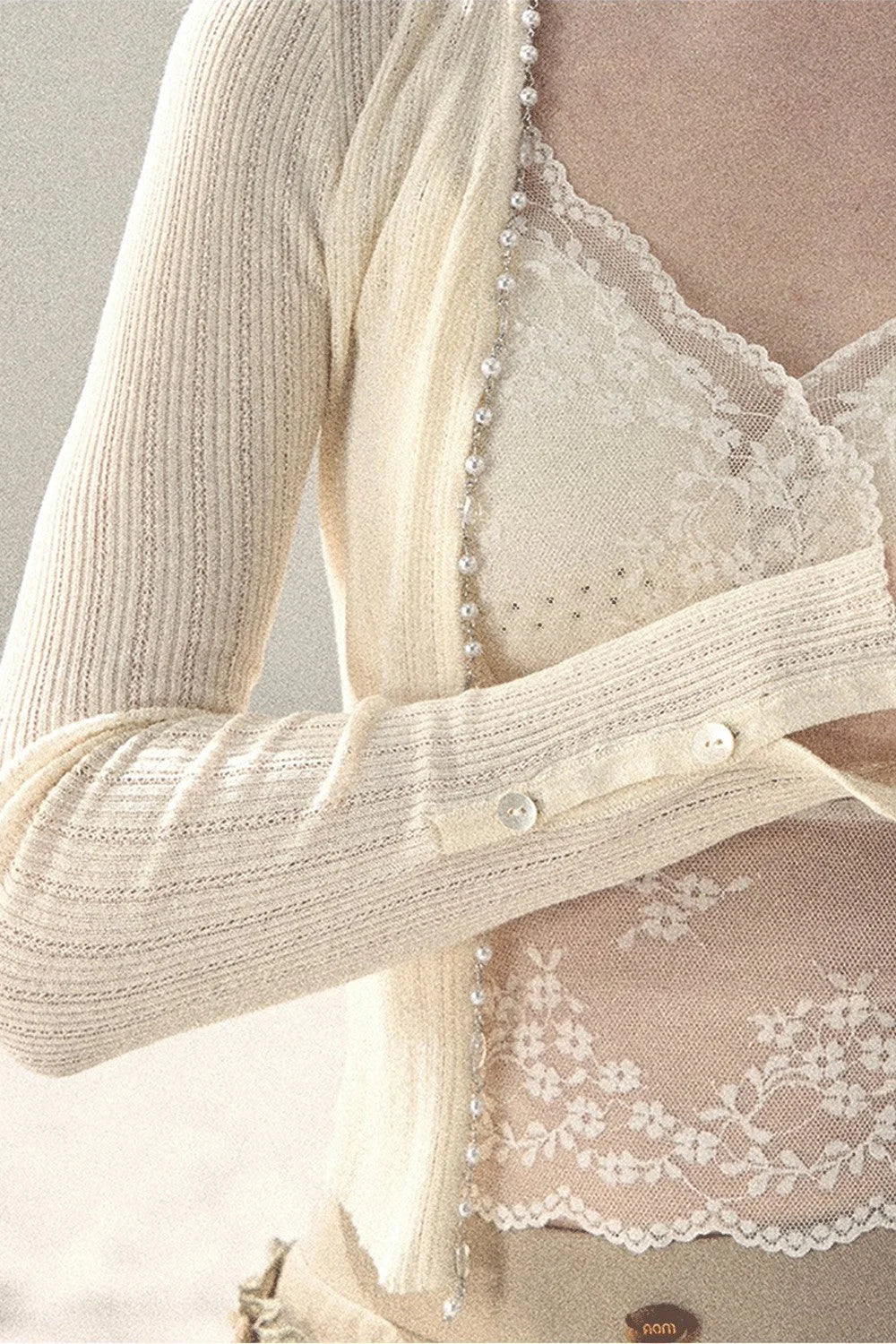 French Sheer Lace Camisole