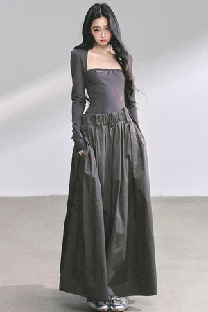 French Slimming Long Dress