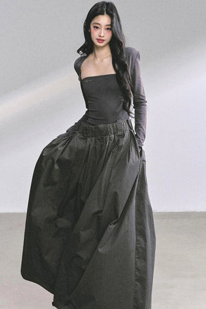 French Slimming Long Dress